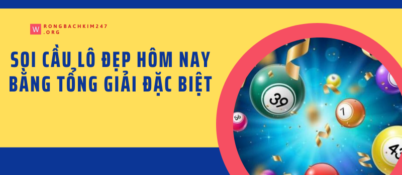 Soi cầu lô đẹp hôm nay bằng tổng giải đặc biệt