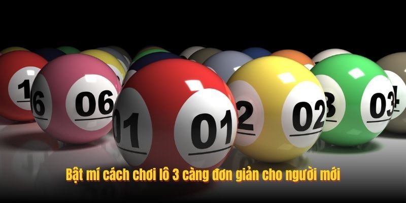 Bật mí cách chơi lô 3 càng đơn giản cho người mới